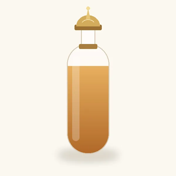 Frasco ilustrativo, sin marca: Cassiopea