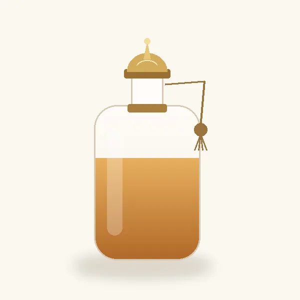 Frasco ilustrativo, sin marca: Lamar