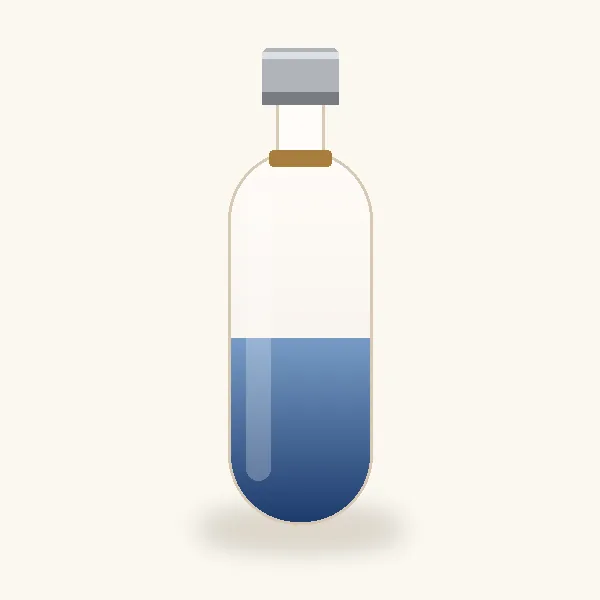 Frasco ilustrativo, sin marca: Façonnable