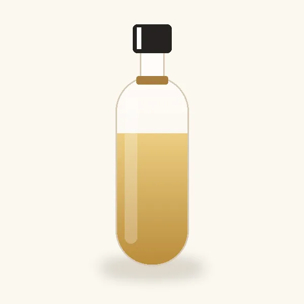 Frasco ilustrativo, sin marca: Crystal